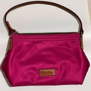 VINTAGE DOONEY & BOURKE DARK PINK Y2K PURSE / SHOULDER BAG